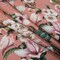 1 Yard Stretch Cotton Sateen Salmon Flamingos and Leaves Balance of Unity Print Fabric